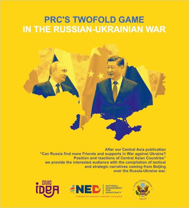 PRC’S TWOFOLD GAME IN THE RUSSIAN-UKRAINIAN WAR