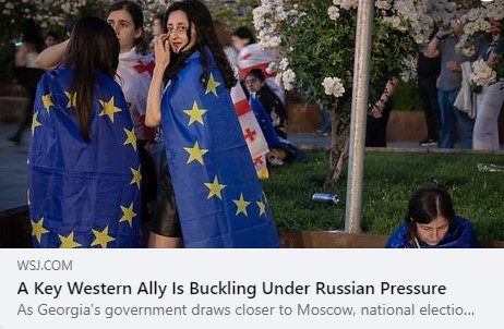 “A Key Western Ally Is Buckling Under Russian Pressure”- The article in The wall street journal