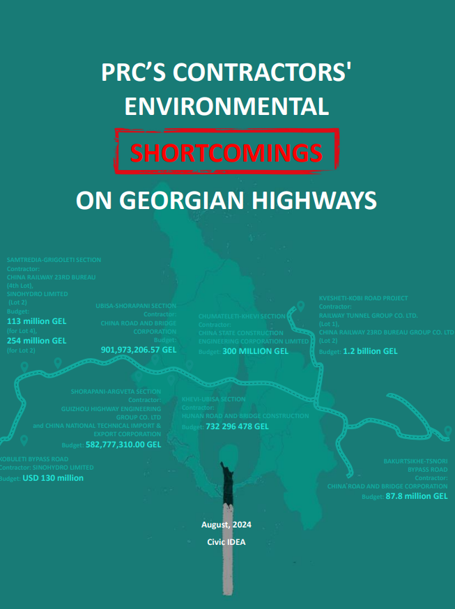 PRC’s Contractors’ Environmental Shortcomings on Georgian Highways