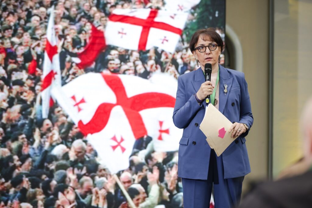 თინათინ ხიდაშელი პრაღაში გამართულ “Unlock Civic Summit”-ზე