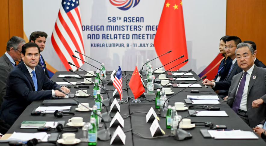 US-China Dialogue at ASEAN: Tariffs and Geopolitical Challenges