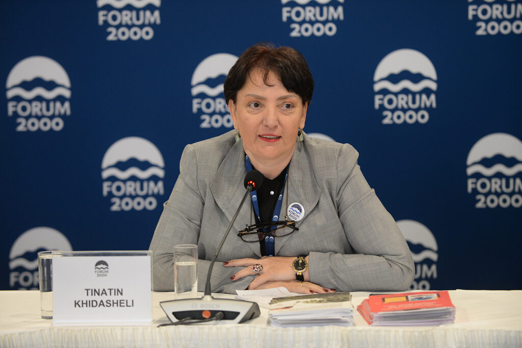 Forum 2000 and ICDR Condemn Political Pressure Against Tinatin Khidasheli and Civic IDEA