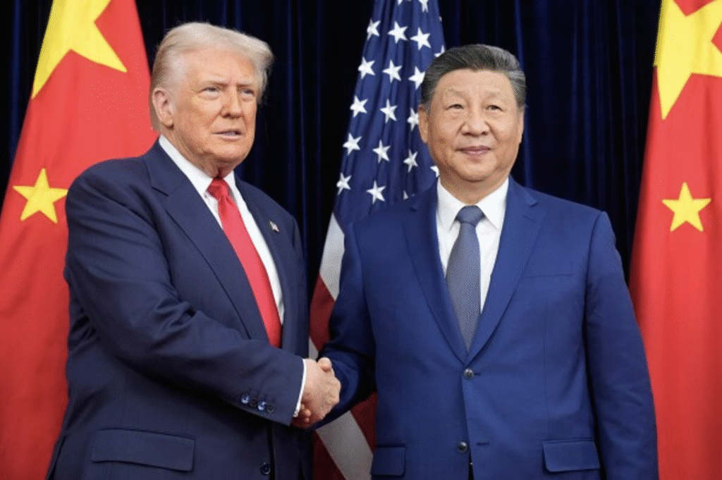 Meeting between Donald Trump and Xi Jinping in South Korea