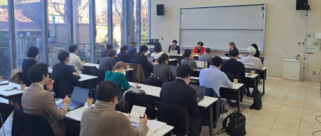 თინათინ ხიდაშელის გამოსვლა ტოკიოს უნივერსიტეტში