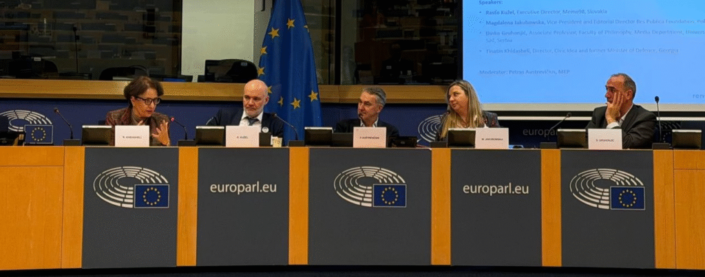 “2026: A New Chapter for Europe” – Tinatin Khidasheli Speaks at European Parliament Panel